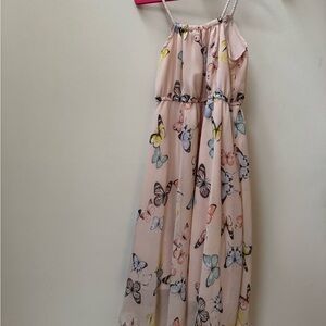 H&M Butterfly Print Maxi Dress, size 4-5T